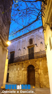 Palazzo Pignatelli nel centro storico di Grottaglie