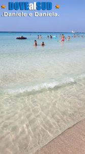 Spiaggia di Torre Lapillo con sabbia